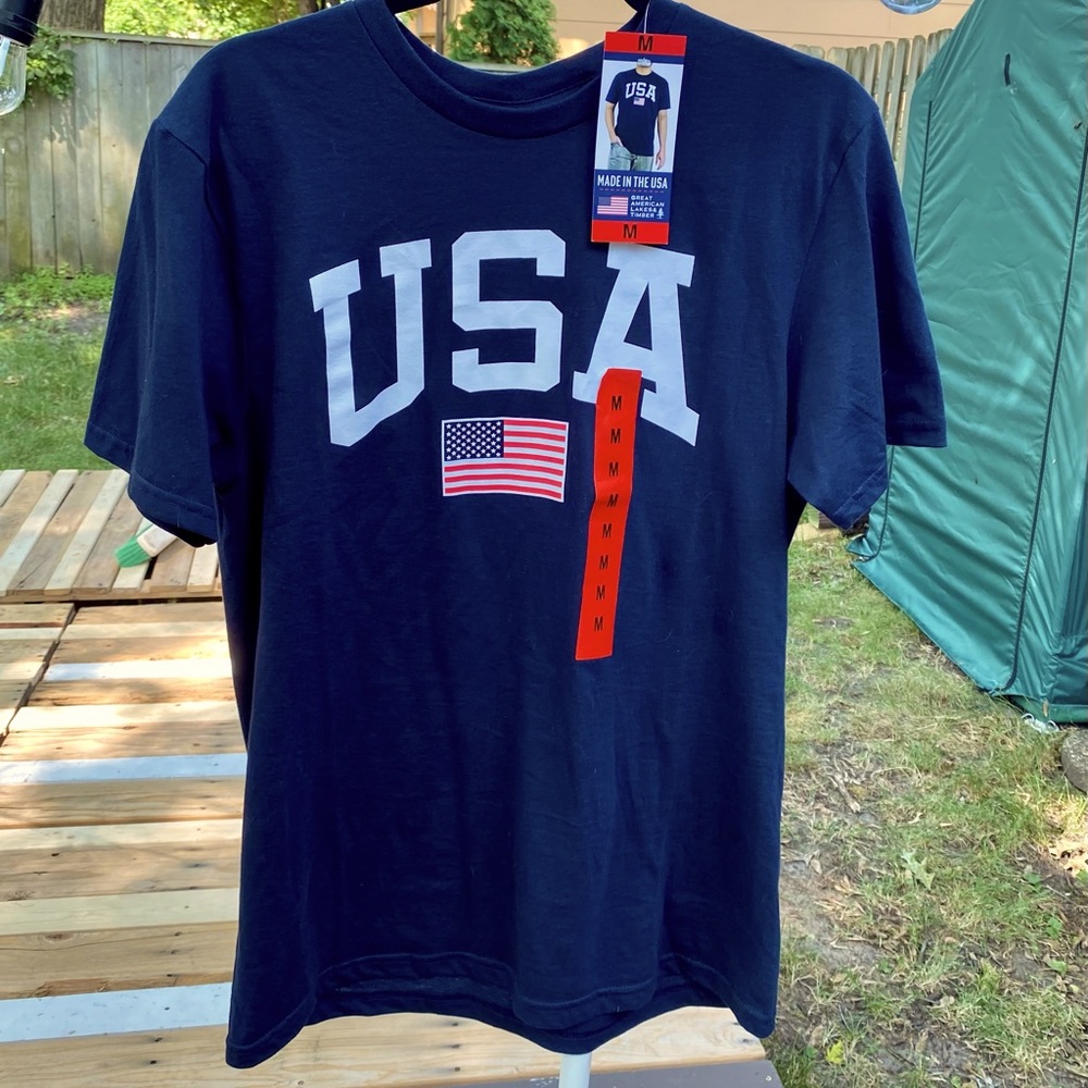 Great American Lakes & Timber USA t-shirt BNWT